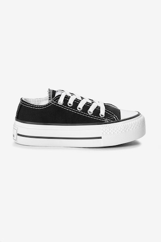 Tonny Black Termo Kalın Taban Bağcıklı Keten Çocuk Unisex Siyah Spor Ayakkabı Tbh1465 Siyah