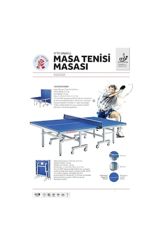 Dongxıng Ittf Onaylı Masa Tenisi Masası -1dgakk2008b