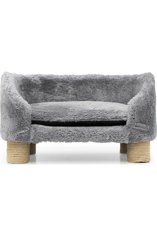 Gobypet Peluş Kedi Koltuğu, Yumuşak Lüks Kedi Köpek Yatağı, Kedi Köpek Koltuğu