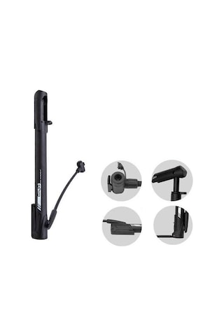 Giyo GM-64P Portatif Kısa Ayaklı Bisiklet Pompası 120PSI