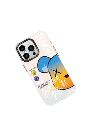 Newface Apple iPhone Uyumlu 14 Pro Max Kılıf Estoril Desenli Kapak - Estoril