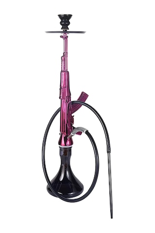 Alüminyum Gövdeli Ak-47 Kalaşnikof Tasarım 90 Cm Premium Nargile Seti Büyük Boy Contalı Sistem 28918380