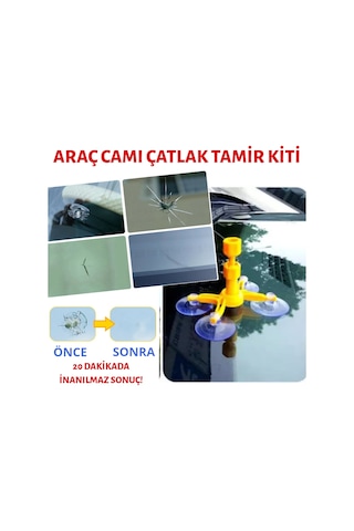 Araç Camı Çatlak Tamir Kiti (Full Set) N11.1405