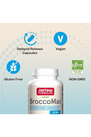 Jarrow Formulas Vegan Broccomax 35 Mg 120 Bitkisel Kapsül Dmmedicineden Usa Menşeii