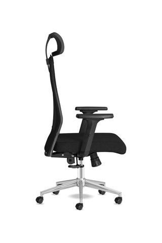 Kolto Başlıklı Siyah Çalışma Koltuğu