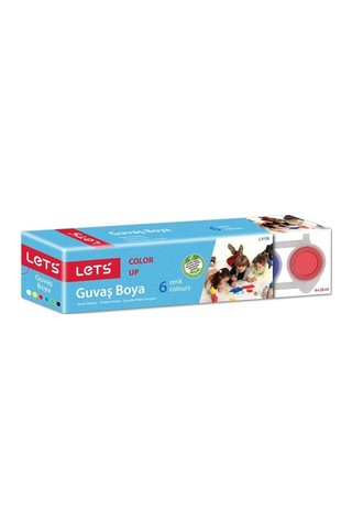 Lets L-5150 6 Renk Guaj Boya 25Ml. Çok Renkli