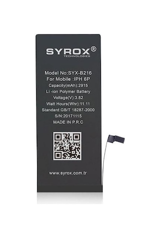 Syrox Apple Uyumlu iPhone 6G Plus Batarya B216