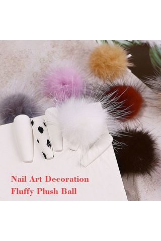 Reedark Tekli Manyetik Çıkarılabilir Saçlı Top Tırnak Dekorasyonu, Doğal/küçük Tırnaklar İçin, Ev/cell Telefon Dekorasyonu, Altın Rengi