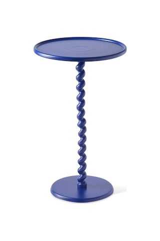 Twister Bar Masası, Toz Boyalı Metal, Lacivert Çok Renkli
