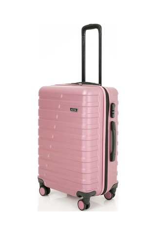 Polo Club Abs Kabin Orta Ve Büyük Boy Pembe 3'lü Valiz, Bavul Seti Pembe