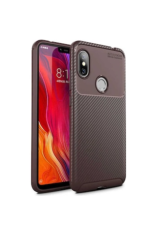 Xiaomi Redmi Note 6 Pro Kilif Karbon Silikon Case 389460906