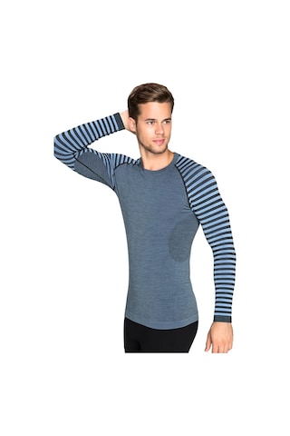Thermoform Ultimate Merıno Erkek Seamless Termal Sweatshirt Mavi