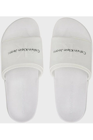 Calvin Klein Calvın Kleın Erkek Terlik Ym0ym00361-ybr Ym0ym00361-ybr Beyaz
