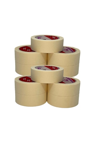 Ve-Ge Oto Maskeleme Bandı Kağıt Bant 10 Adet . Ölçü:36Mmx35Metre