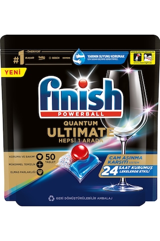 Finish Quantum Ultimate Bulaşık Makinesi Deterjanı 50 Tablet