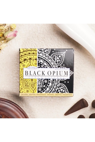 Deepika Siyah Afyon Aromalı Konik Tütsü