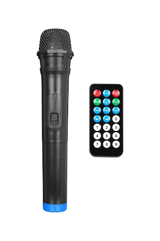 Mikado MD-833KP 7.4V 3000 mAh 30 W BT-USB-TF-FM Led Işıklı Kablosuz Mikrofonlu Toplantı Anfisi