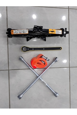 Oto Kriko Bijon Anahtarı ve Çekme Halatı