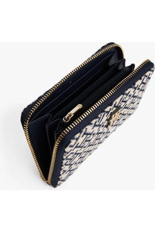 Tommy Hilfiger Th Jacquard Med Za Kadın Mavi Cüzdan Aw0aw17479dw6 MAvi