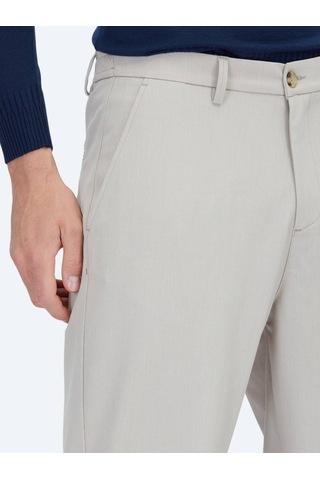 Kip Bej Dokuma Jogging Fit Çevre Dostu Casual Pantolon Bej