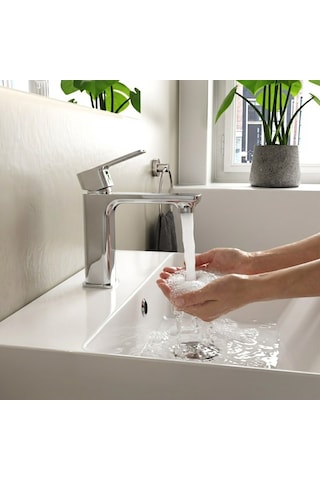 Adell Bloc Lavabo Bataryası -parlak Krom Krom