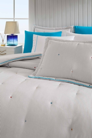 Özdilek Comforter Orient Çift Kişilik Uyku Seti Turkuaz