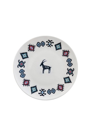 Porser Porselen Hitit Servis Tabağı Takımı 26cm 6 Parça Tvl6srvprs1241 Çok Renkli