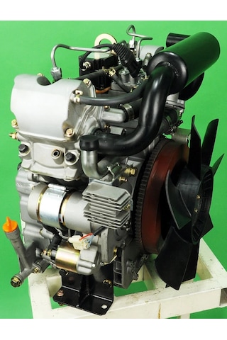 Goldmoto Gm2v80eg 18 Hp Tek Silindir Su Soğutmalı Marşlı Dizel Motor 3600dd
