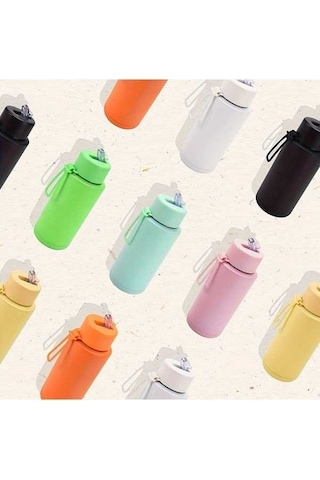 Besthome1 Tr Renkli Termos, Paslanmaz Çelik Yalıtımlı Seyahat Şişeleri, Kırmızı Renk Kırmızı