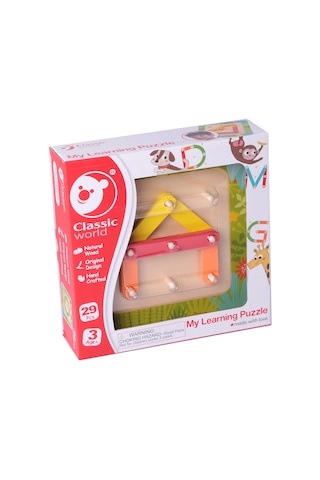 Classic World Ahşap Öğrenme Yapbozum