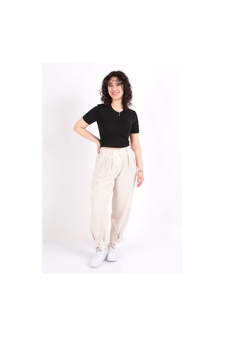Puane 18160 Kadın Pantolon Ss 18160-66-R6164 Bej
