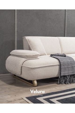 Vista 3+3+3 Koltuk Takımı & Oturma Grubu Cappuccino - Krem