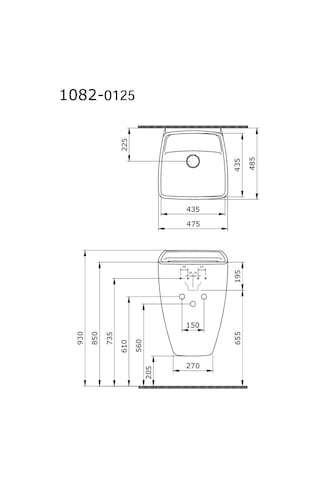 Bocchi Frenze Asma Monoblok Lavabo Mat Siyah - 1082-004-0125 Diğer