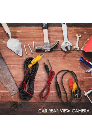 Kangfufeng 8-led Yuvarlak Geri Görüş Kamerası 170 Derece Hd Gece Görüşü Evrensel