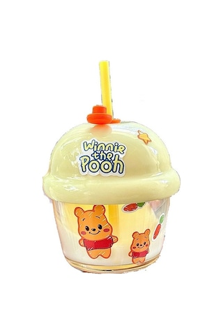 Pazly Mini Sevimli Taşınabilir Saman Cam Çilek Kırmızı Renk kırmızı