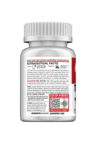 Gat Testrol Fire Thermo Fenugreek + Tribulus Testo Booster 60 Tablet