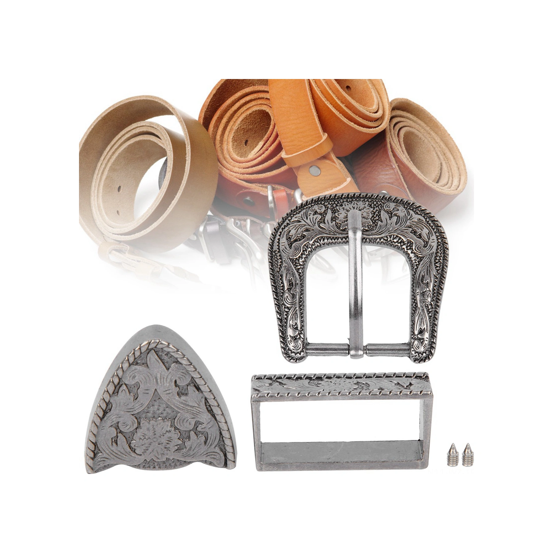 Wezone Klasik Dragon Desenli Çelik Kemer Kapağı - 30mm İç Çaplı, Dayanıklı, Unisex, Vintage Stili