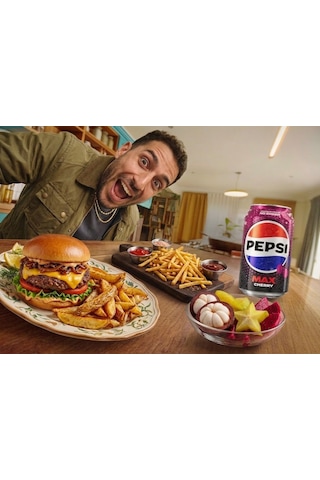 Pepsi Max Cherry No Sugar - Kiraz Ve Kola Aromalı Şekersiz Gazlı İçecek 2 Adet