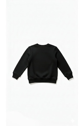 Coupon Çocuk Sweatshirt / Logo Baskılı SIYAH