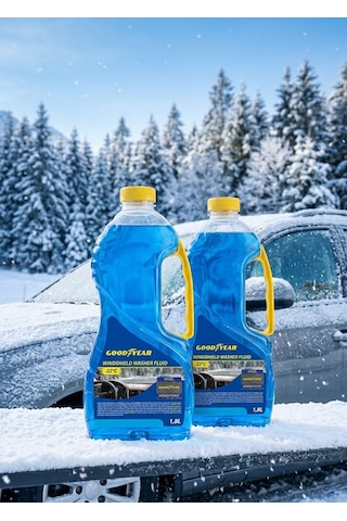 Goodyear -22 Kış Antifirizli 2'li Set Cam Suyu 1,8 Litre 2 X 1.8 Litre