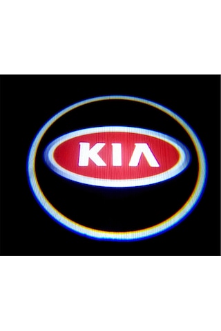 Kia Araçlar İçin Pilli Yapıştırmalı Kapı Altı Led Hayalet Logo