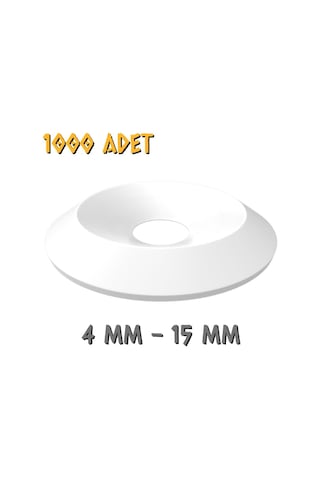 Made Plastik Vida Pulu Kalın 4x15 Mm. - 1000 Adet 4 MM