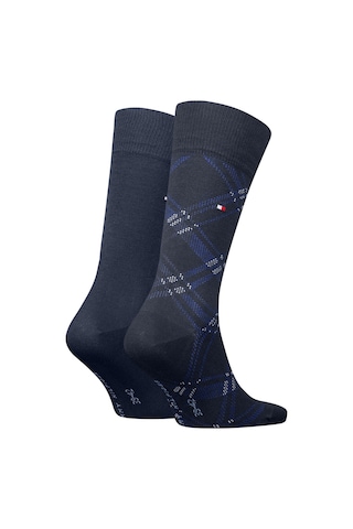 Tommy Hilfiger Th Men Sock 2p Check Erkek Mavi Çorap - S701236310 Mavi