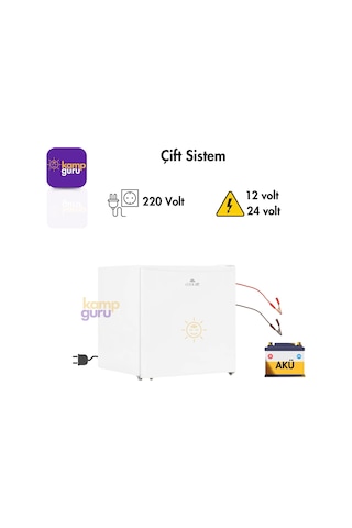 Çift Sistem Cool Life 45 Litre Beyaz Buzdolabı 12/24/220 Volt