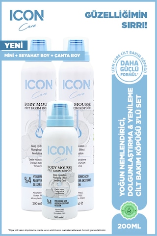 Hyaluronıc Acıd Cilt Bakım Köpüğü 200+200+100 Ml