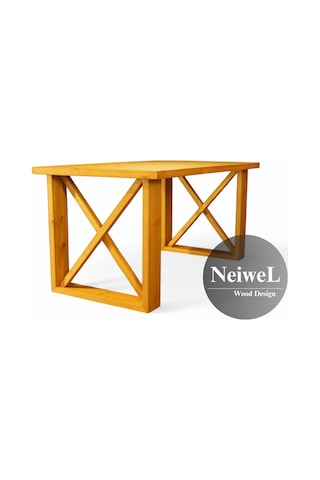 Neiwel Vean Doğal Ahşap Toplantı Masası x 80 x 140 Açık Ceviz