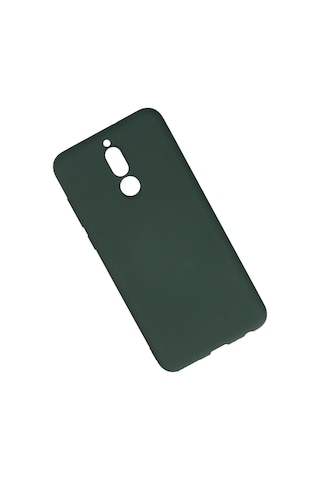 Cosmotex Newface Huawei Mate 10 Lite Kılıf Nano İçi Kadife Silikon - Koyu Yeşil