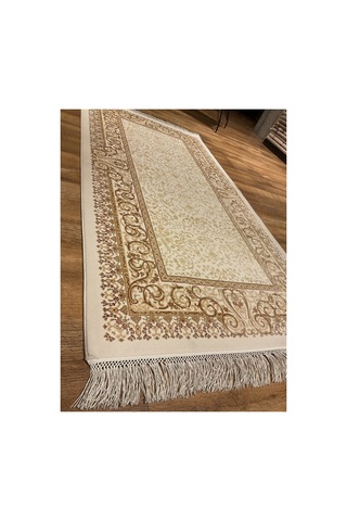 Versay 1685 Krem-kahve-bordo Halı Çok Renkli