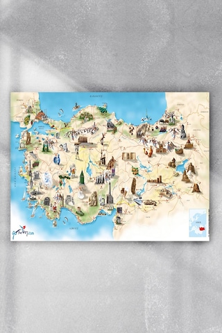 Türkiye Haritası Eğitim Posteri 3 Türkiye Haritası Eğitim Posteri 3