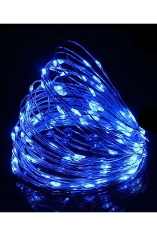 10 Metre Peri Led Yüksek Kaliteli 3 Fonksiyonlu Animasyonlu Led Işık - Mavi
